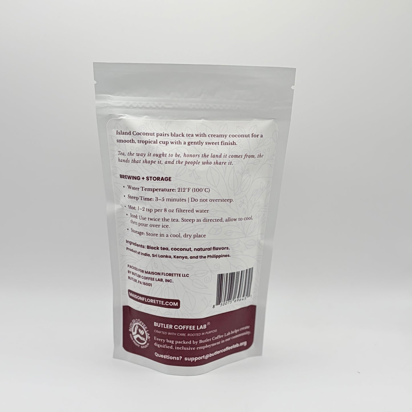 Island Coconut Traditional Black Tea - Loose Leaf