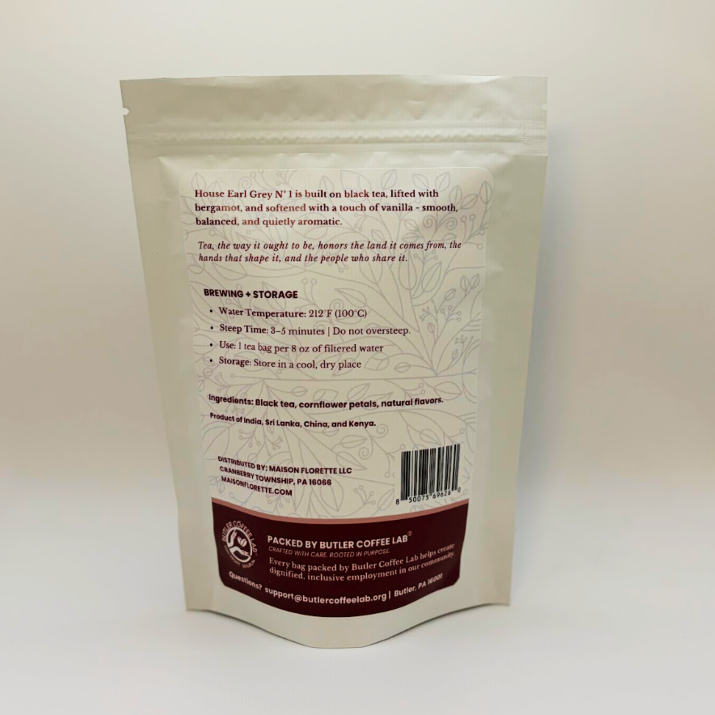 House Earl Grey Nº 1 Signature Black Tea - 20 Natural Tea Bags