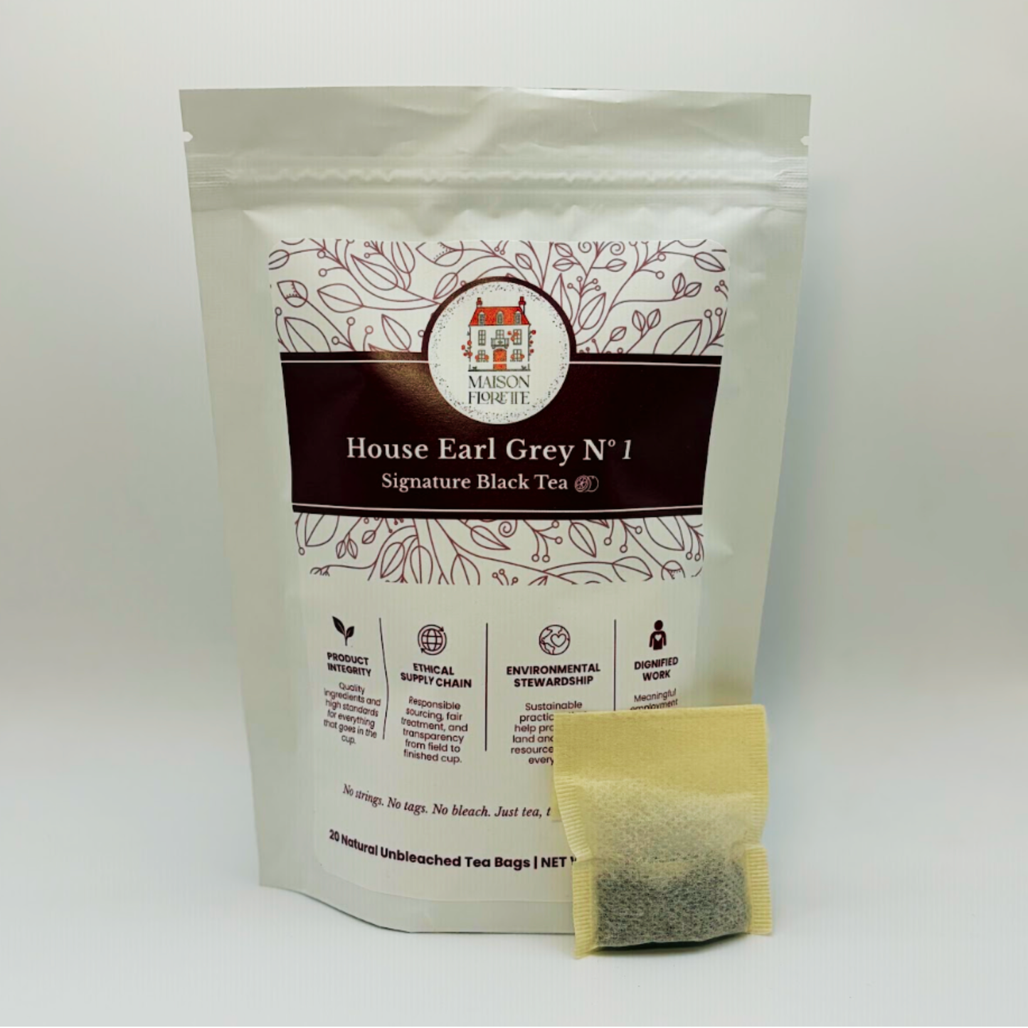 House Earl Grey Nº 1 Signature Black Tea - 20 Natural Tea Bags