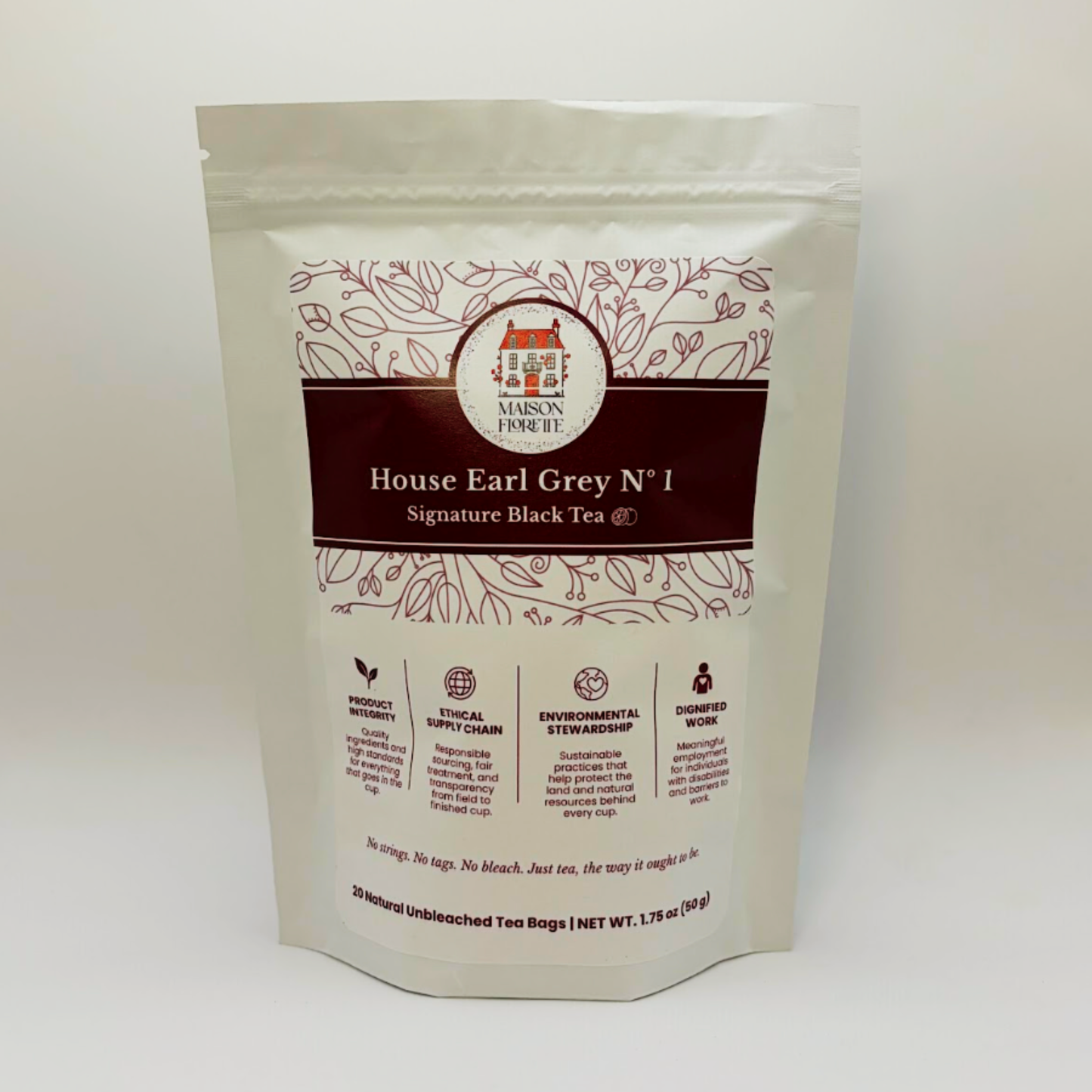 House Earl Grey Nº 1 Signature Black Tea - 20 Natural Tea Bags