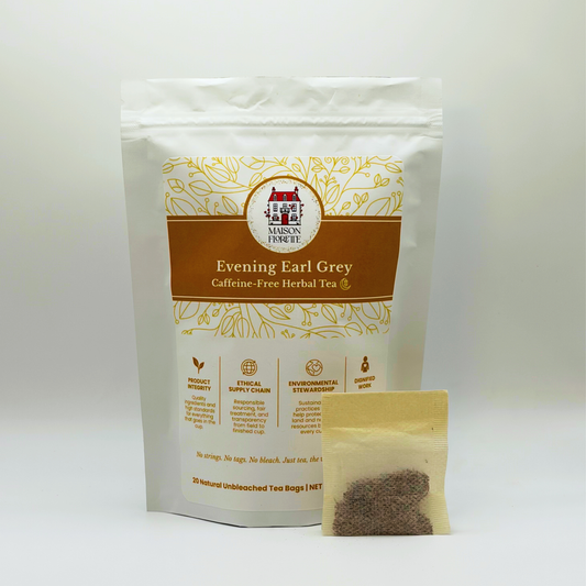 Evening Earl Grey Caffeine-Free Tea Herbal — 20 Natural Tea Bags