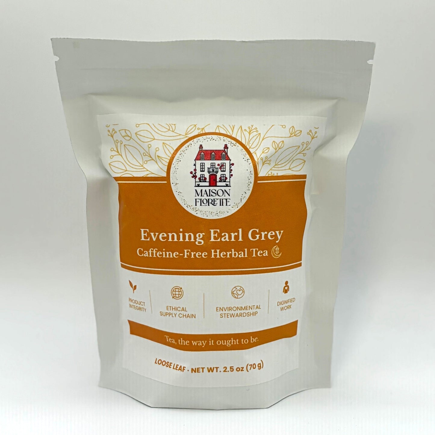 Evening Earl Grey Caffeine-Free Herbal Tea Loose Leaf