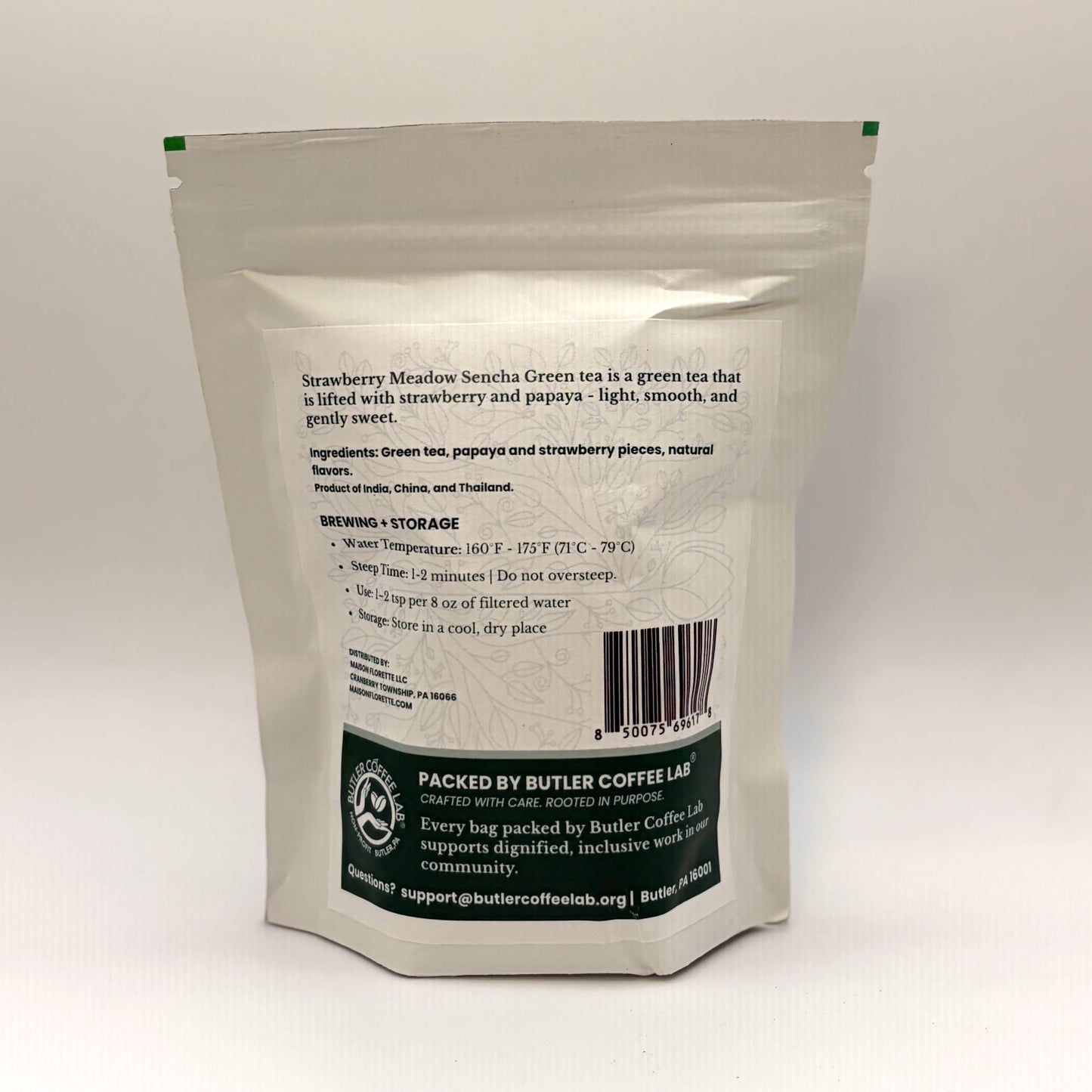 Strawberry Meadow Sencha Green Tea Loose Leaf