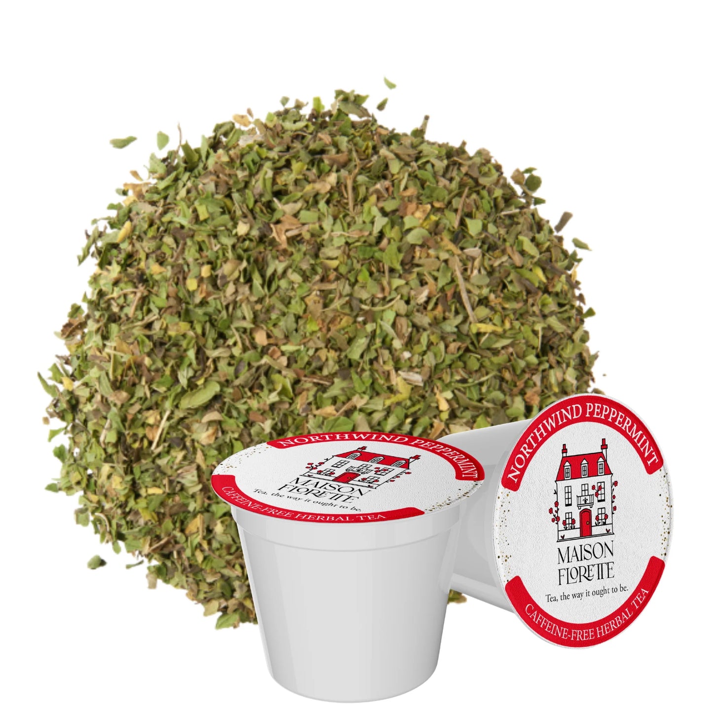 Northwind Peppermint Herbal Tea Pods – 12 Count