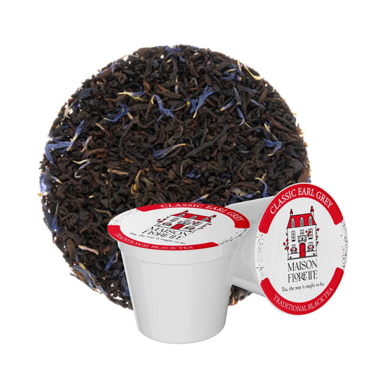 Classic Earl Grey Traditional Black Tea Pods – 12 Count