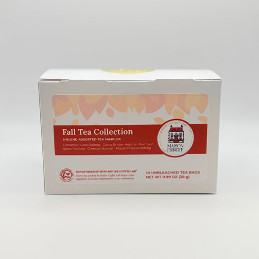 Maison Florette Fall Tea Collection - Five-Blend Tea Sampler