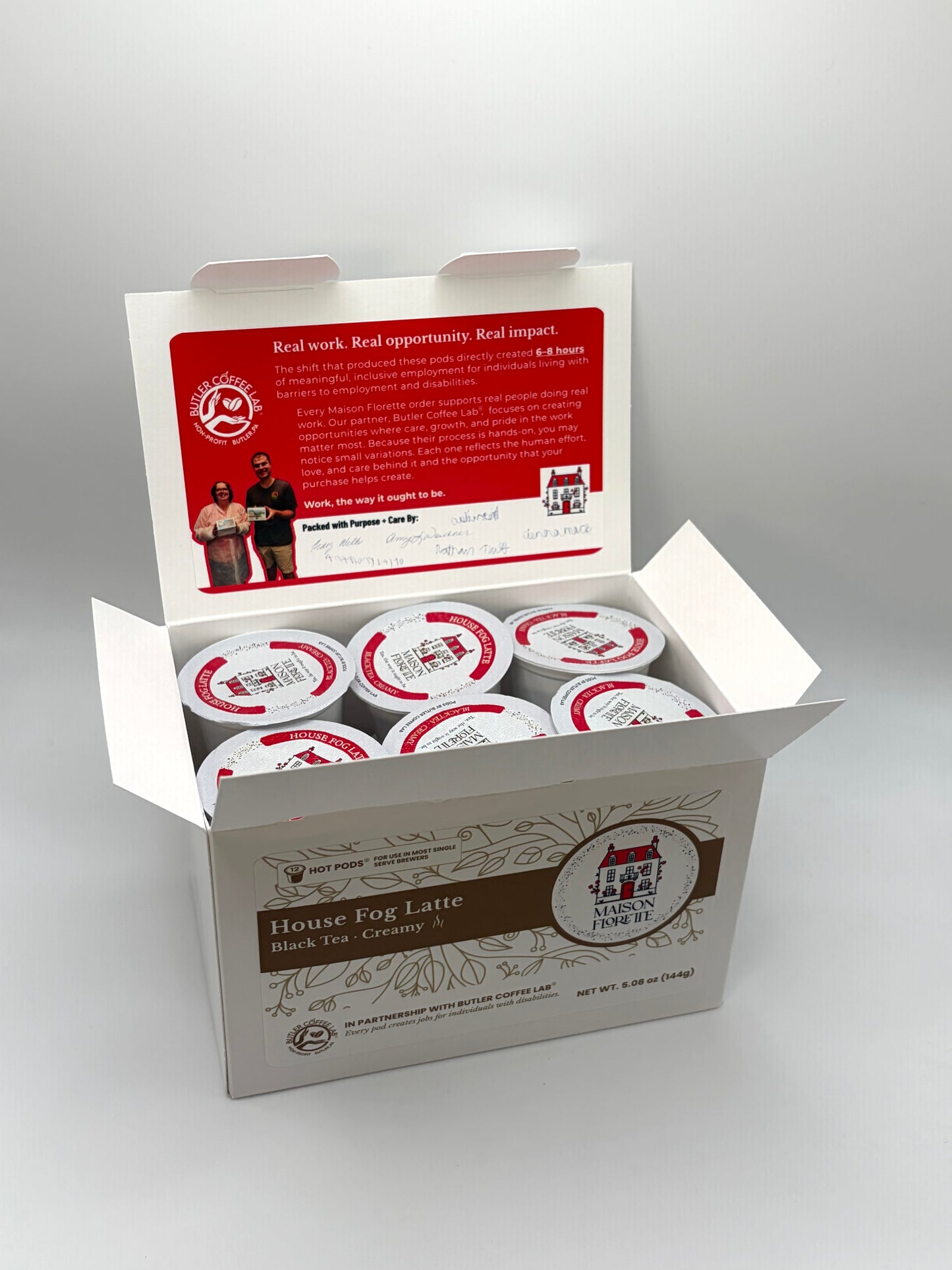 House Fog Latte Tea Pods - 12 Count