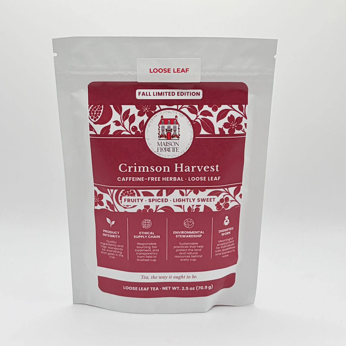 Crimson Harvest Herbal Fruit Tea - Loose Leaf