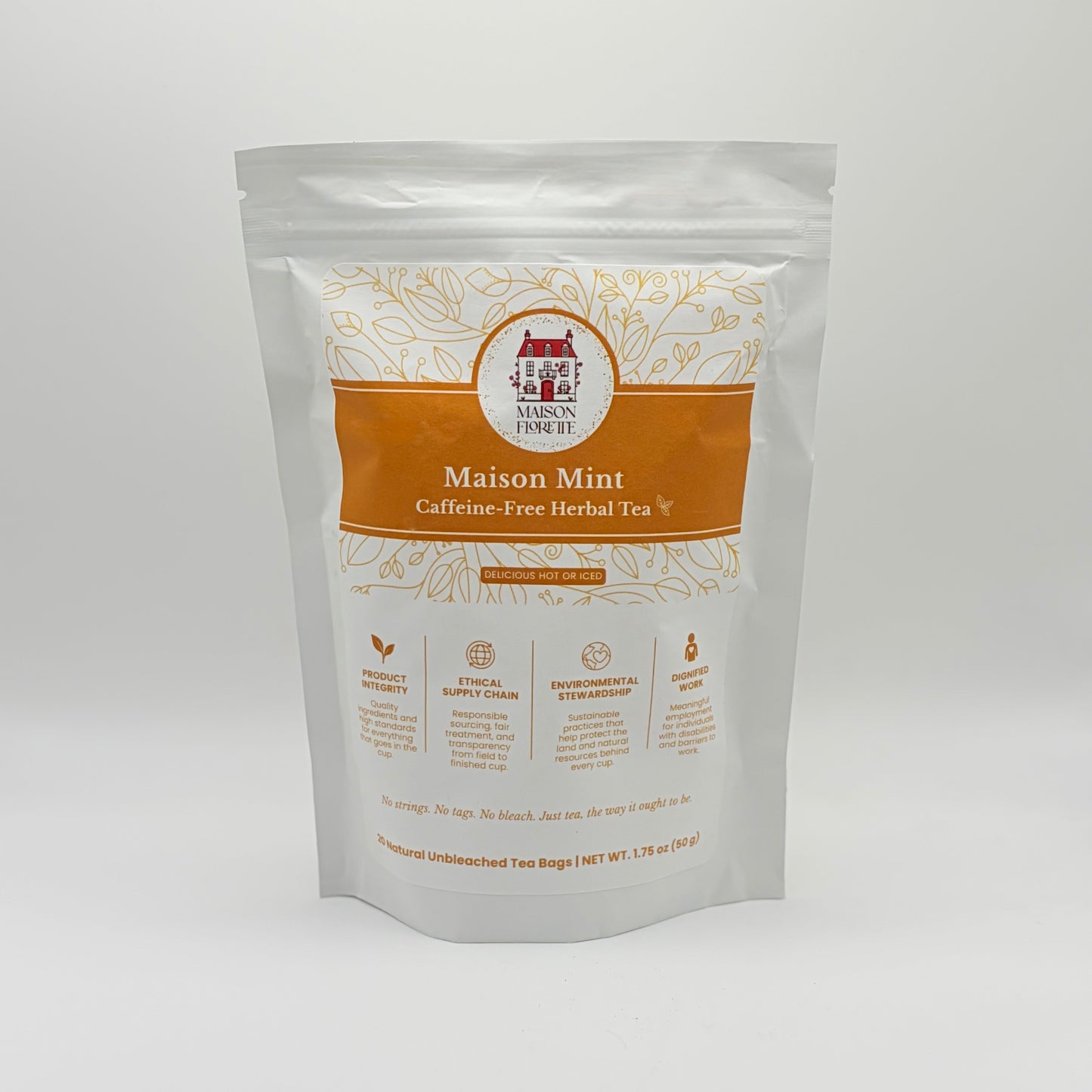 Maison Mint Signature Herbal Tea - 20 Natural Tea Bags