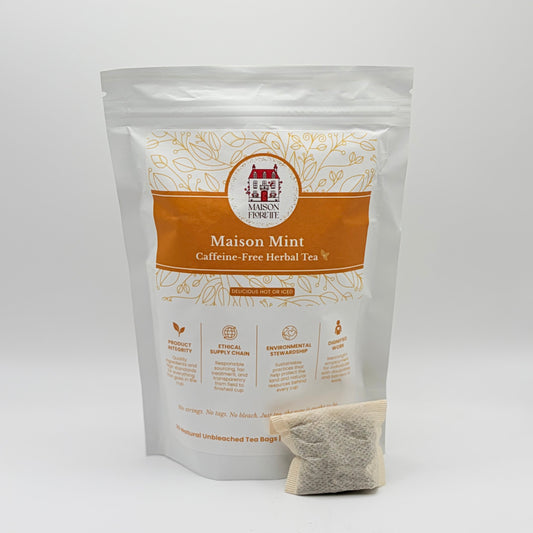 Maison Mint Signature Herbal Tea - 20 Natural Tea Bags
