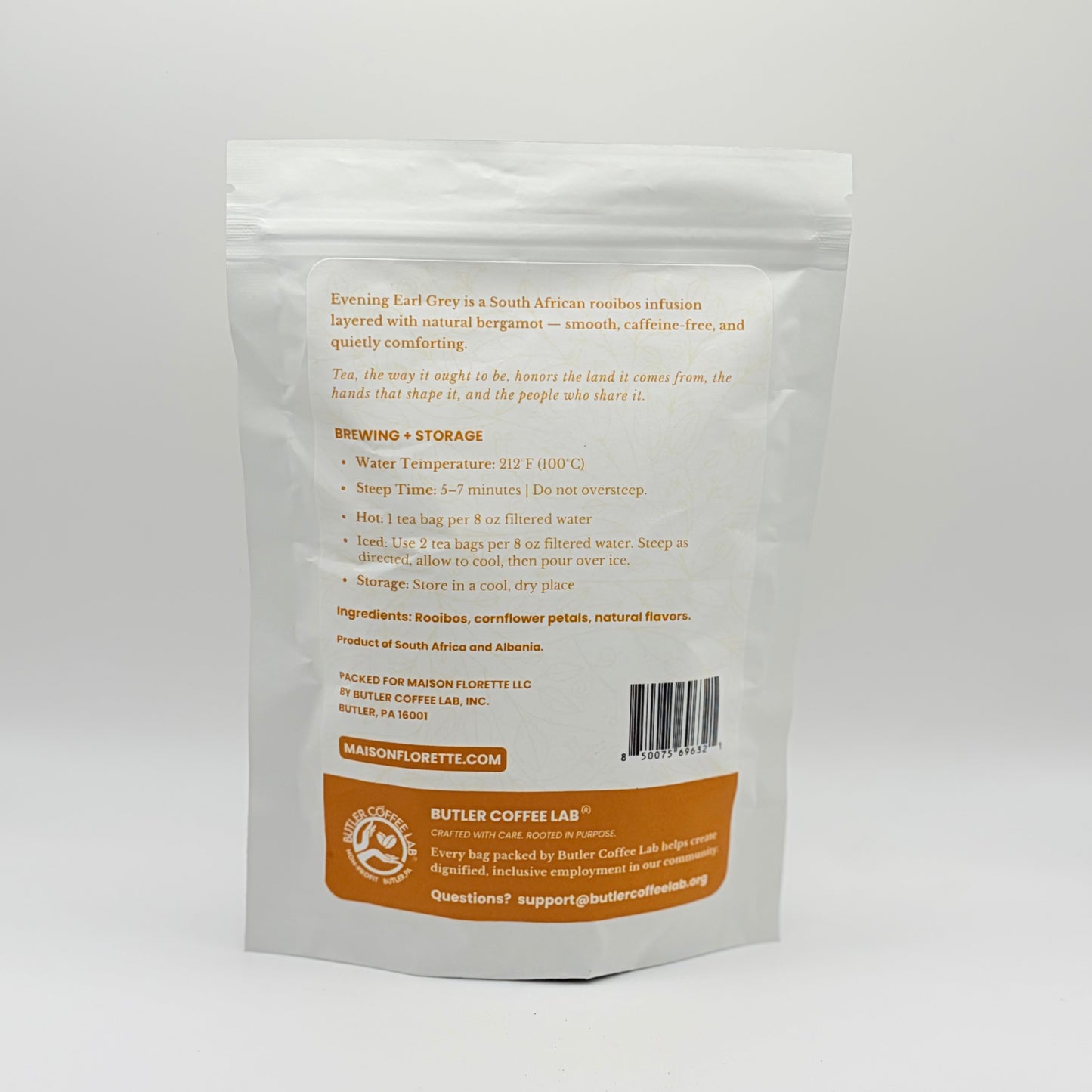 Evening Earl Grey Caffeine-Free Tea Herbal - 20 Natural Tea Bags