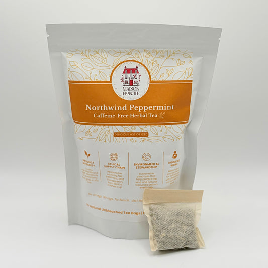 Northwind Peppermint Herbal Tea - 20 Natural Tea Bags
