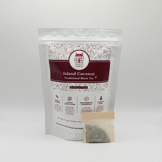 Island Coconut Traditional Black Tea - 20 Natural Tea Bags