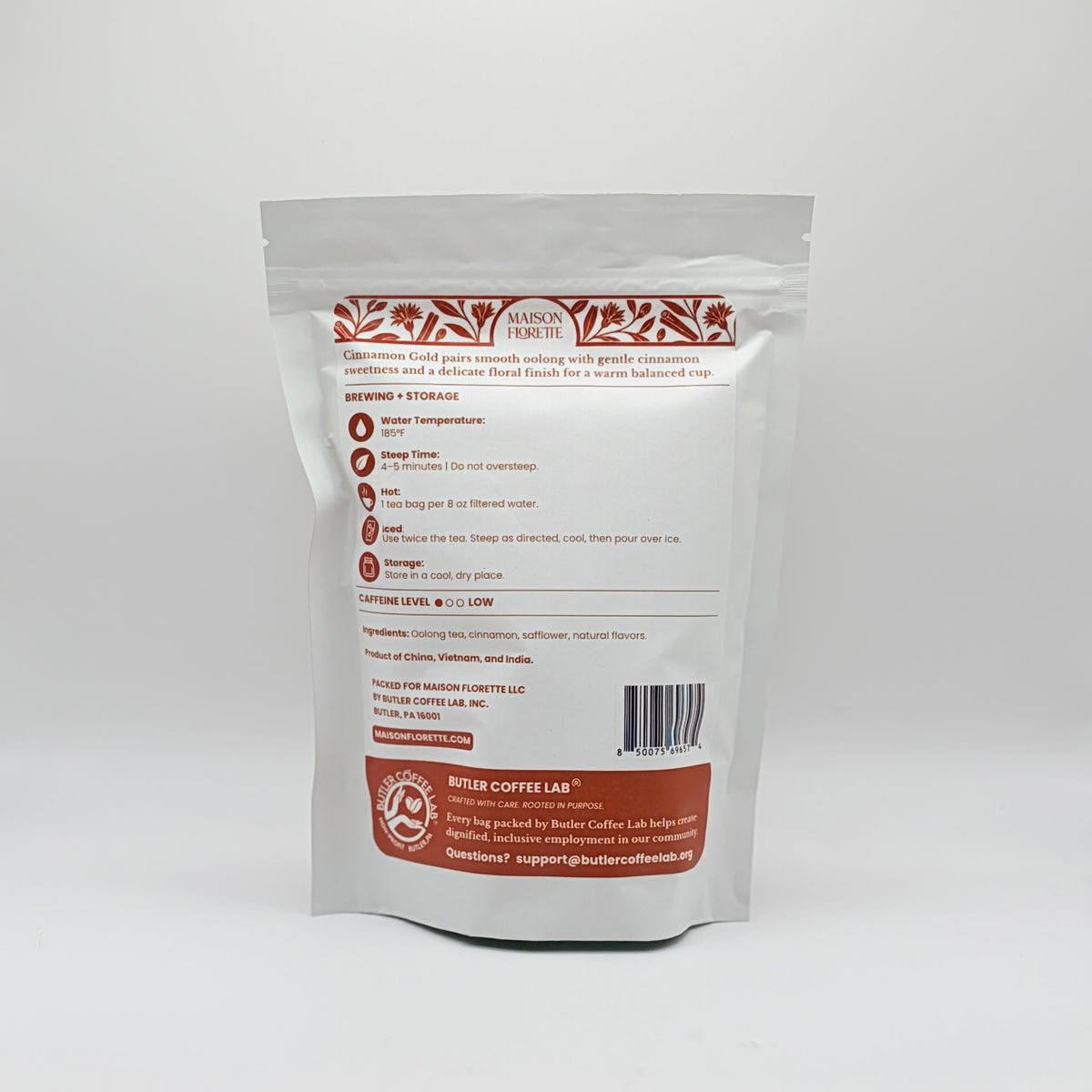 Cinnamon Gold Oolong Tea - 20 Natural Tea Bags