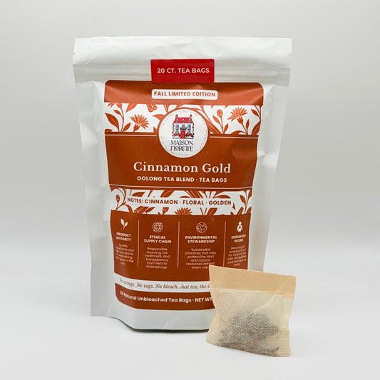 Cinnamon Gold Oolong Tea - 20 Natural Tea Bags