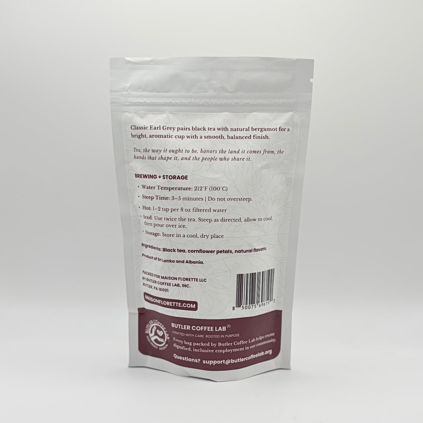 Classic Earl Grey Traditional Black Tea - Loose Leaf