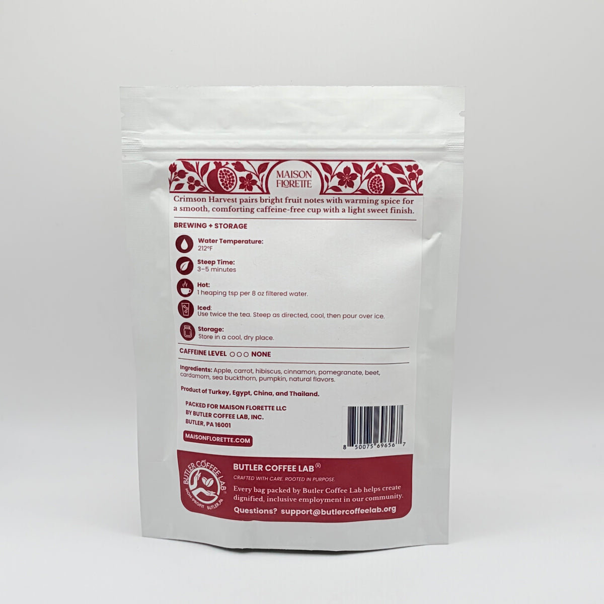 Crimson Harvest Herbal Fruit Tea - Loose Leaf